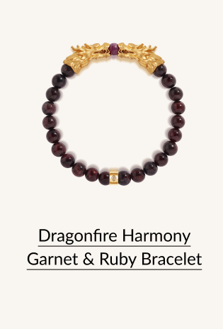 Dragonfire Harmony Garnet & Ruby Bracelet