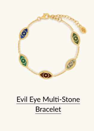 Evil Eye Multi-Stone Bracelet