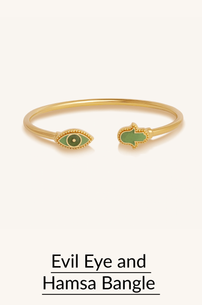 Evil Eye and Hamsa Bangle