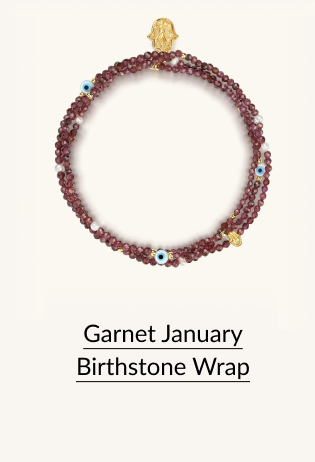 Garnet January Birthstone Wrap