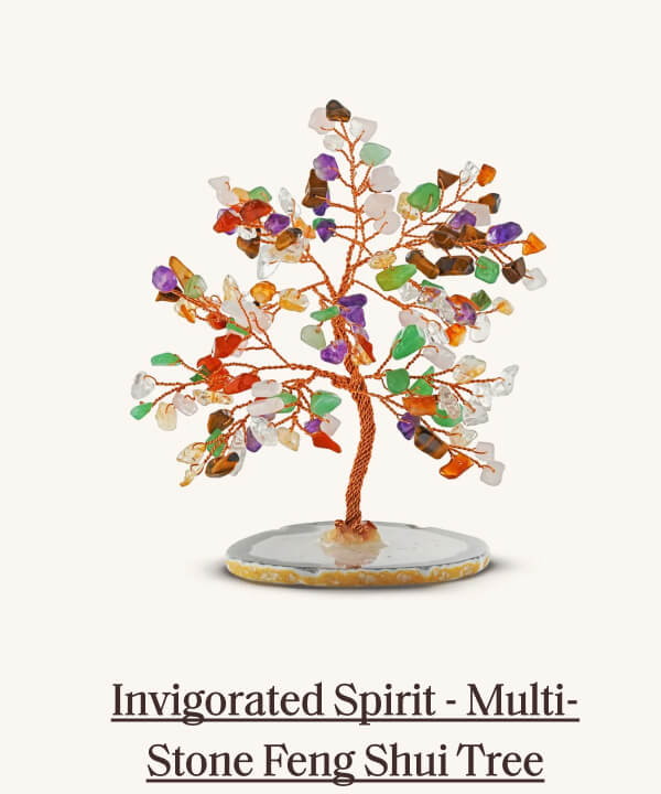 Invigorated Spirit - Multi-Stone Feng Shui Tree