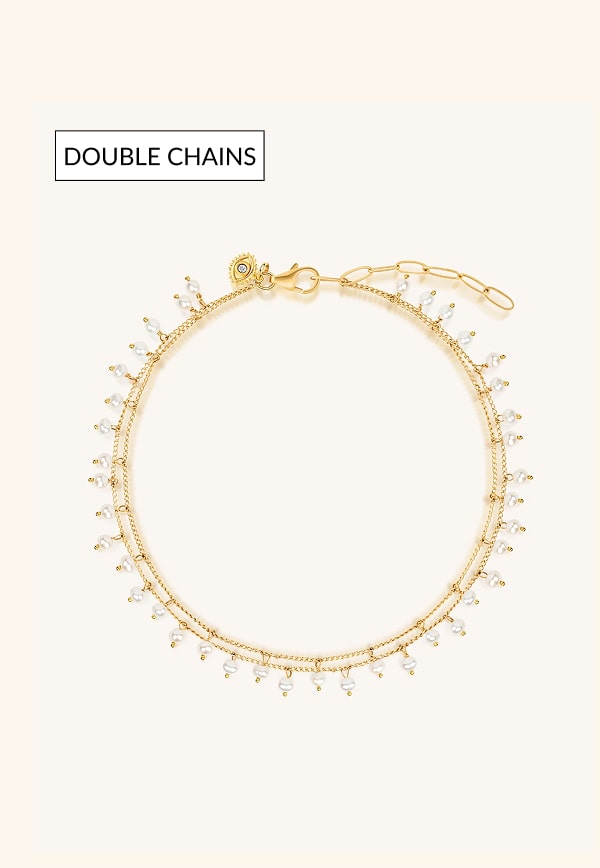 Pearl Double Anklet