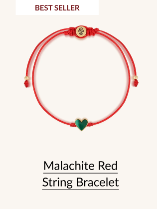Malachite Red String Bracelet
