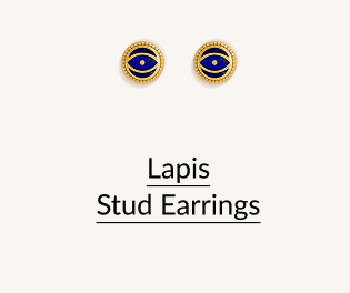 Lapis Stud Earrings