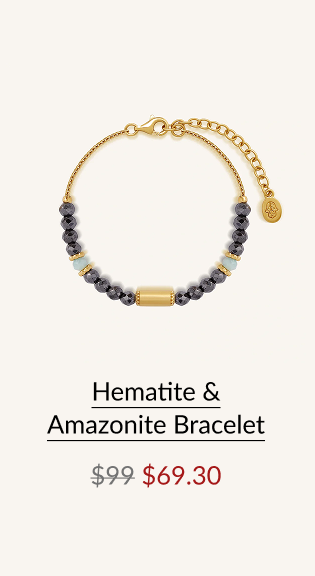 Hematite & Amazonite Bracelet
