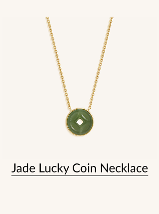 Jade Lucky Coin Necklace