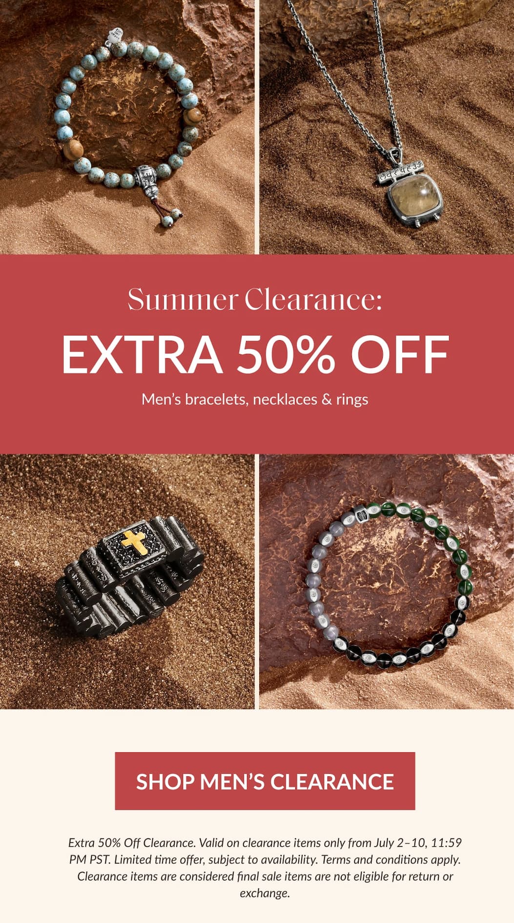 SHOP MEN'S CLEARANCE