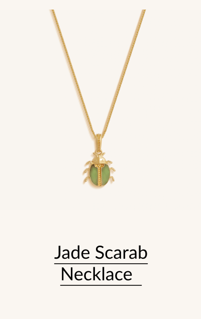Jade Scarab Necklace