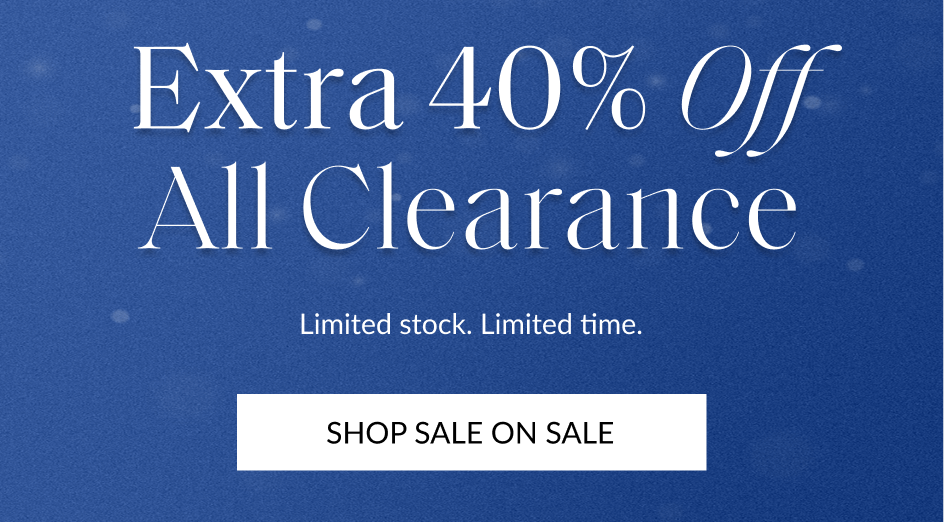 Extra 40% Off Clearance