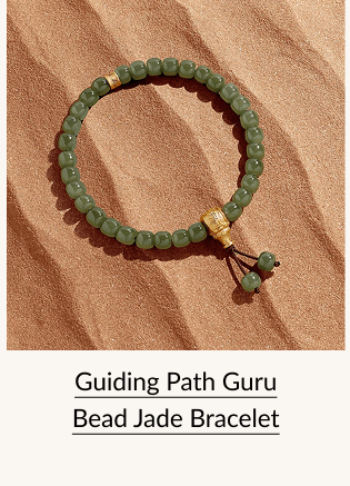 Guiding Path Guru Bead Jade Bracelet