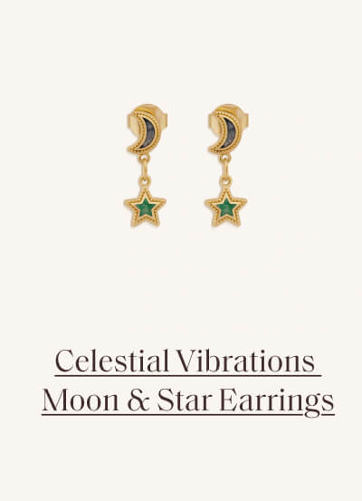 Celestial Vibrations Moon & Star Earrings
