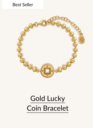 Gold Lucky Coin Bracelet