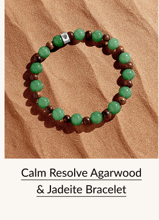 Calm Resolve Agarwood & Jadeite Bracelet