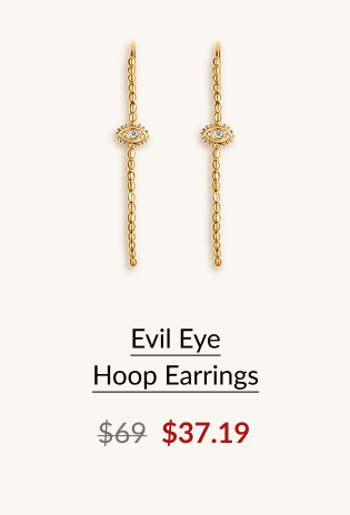 Evil Eye Hoop Earrings
