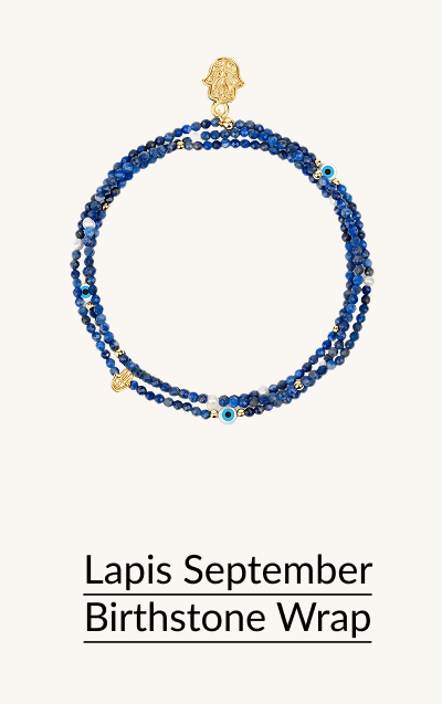 Lapis September Birthstone Wrap