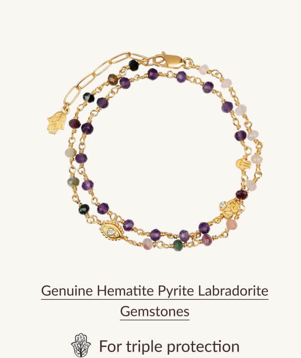 Genuine Hermatite Pyrite Labradorite Gemstones