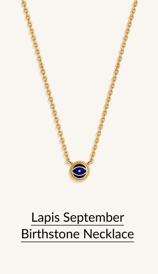 Lapis September Birthstone Necklace