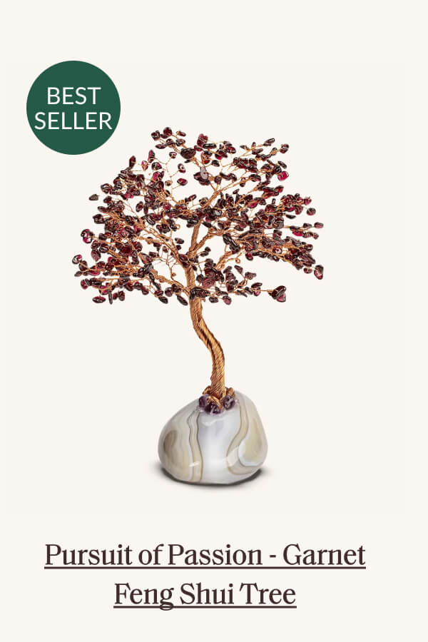 Pursuit of Passion - Garnet Feng Shui Tree