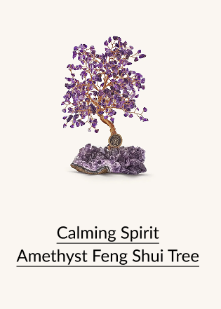 Calming Spirit Amethyst Feng Shui Tree