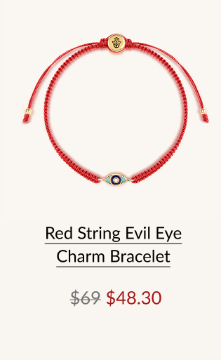 Red String Evil Eye Charm Bracelet