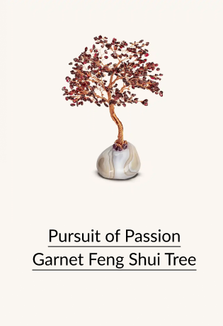 Pursuit of Passion Garnet Feng Shui Tree