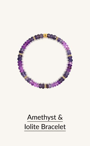 Amethyst & lolite Bracelet