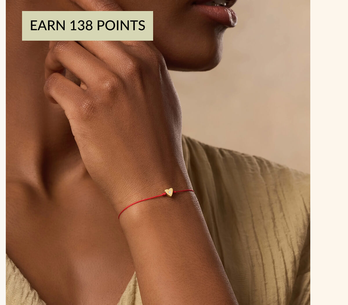 Gleaming Devotion Red String Heart Bracelet