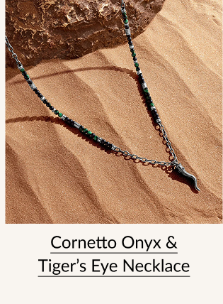 Cornetto Onyx & Tiger's Eye Necklace