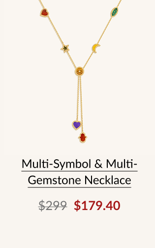 Multi-Symbol & Multi-Gemstone Necklace