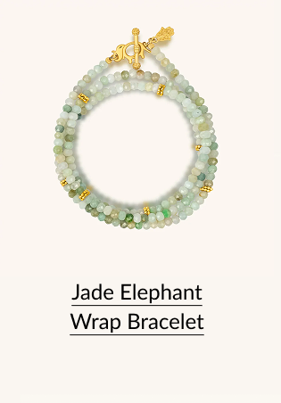 Jade Elephant Wrap Bracelet