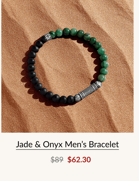 Jade & Onyx Men's Bracelet