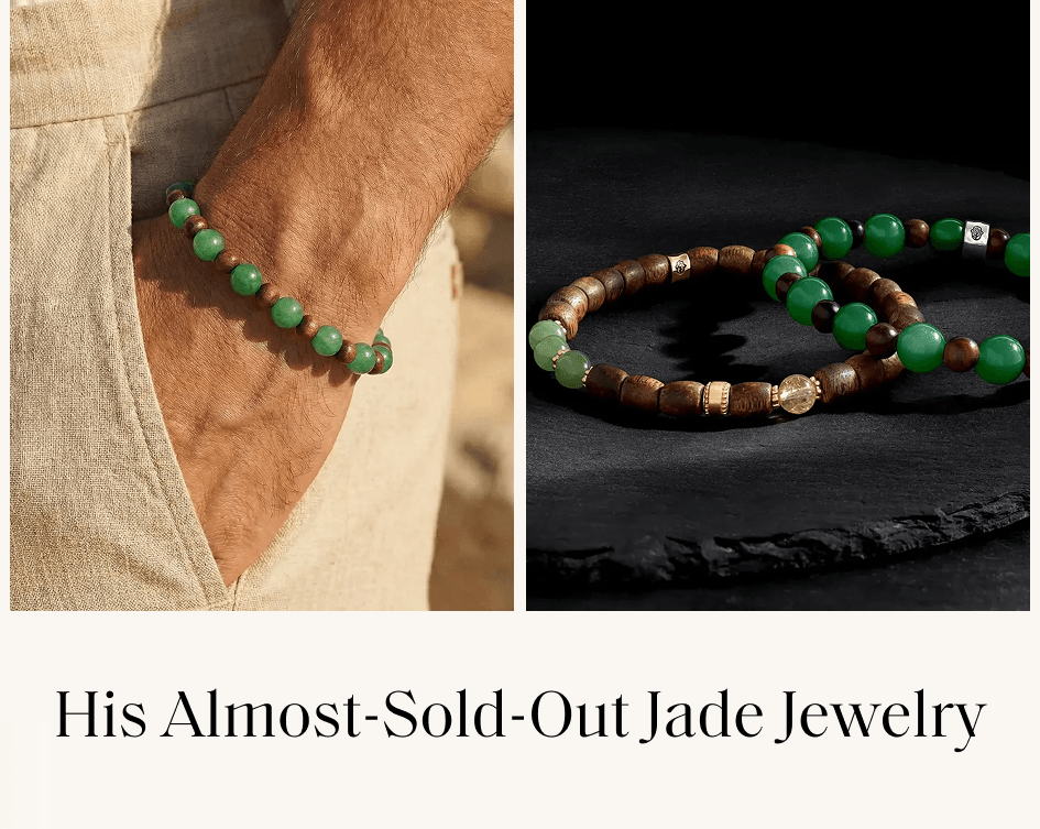 His Almost-Sold-Out Jade Jewelry