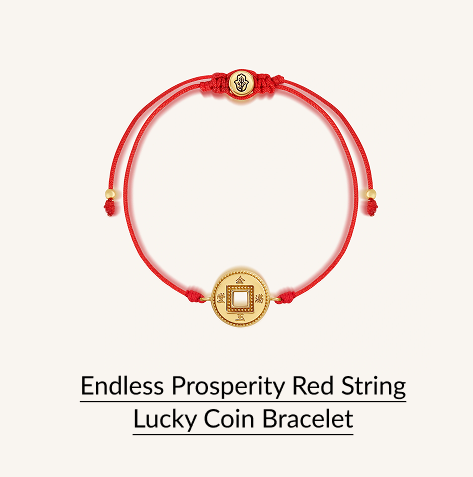 Endless Prosperity Red String Lucky Coin Bracelet
