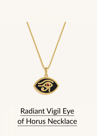 Radiant Vigil Eye of Horus Necklace