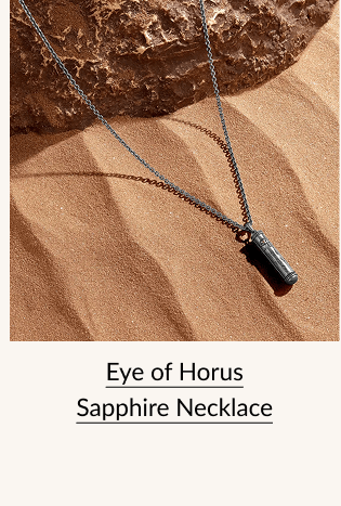 Eye of Horus Sapphire Necklace