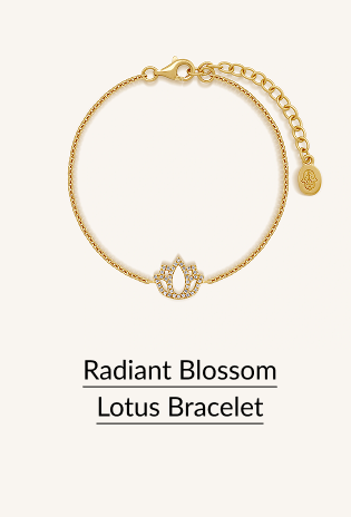 Radiant Blossom Lotus Bracelet