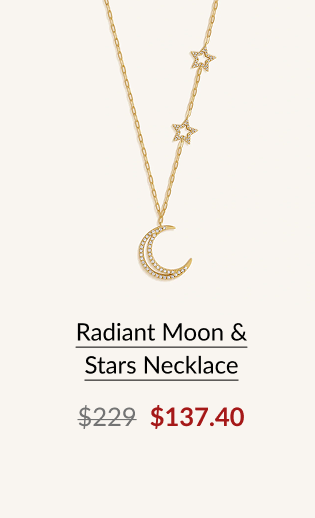 Radiant Moon & Stars Necklace