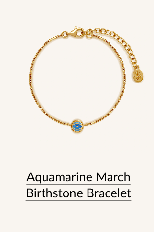 Aquamarine March Birthstone Bracelet