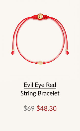 Evil Eye Red String Bracelet