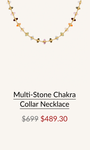 Multi-Stone Chakra Collar Necklace