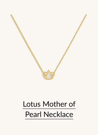 Lotus Mother of Pearl Necklace