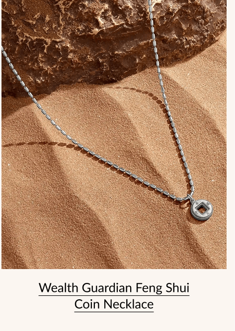 Wealth Guardian Feng Shui Coin Necklace
