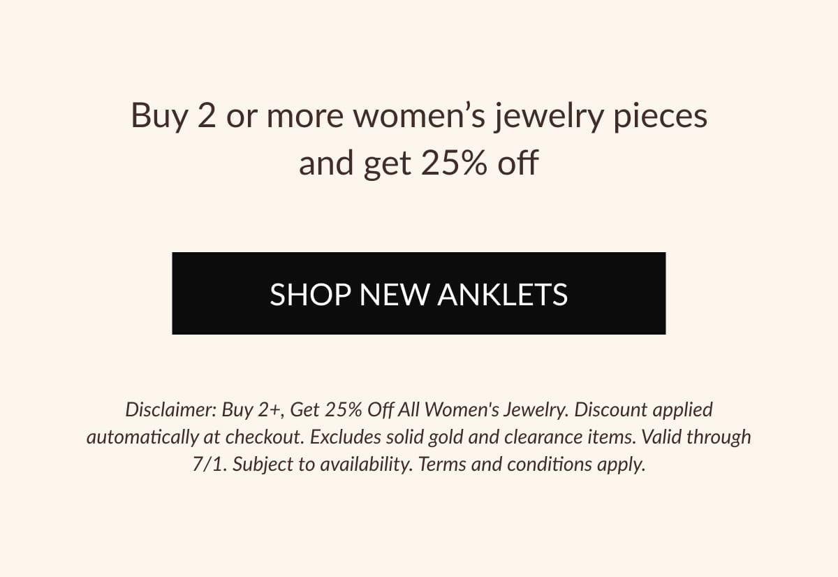 SHOP NEW ANKLETS 