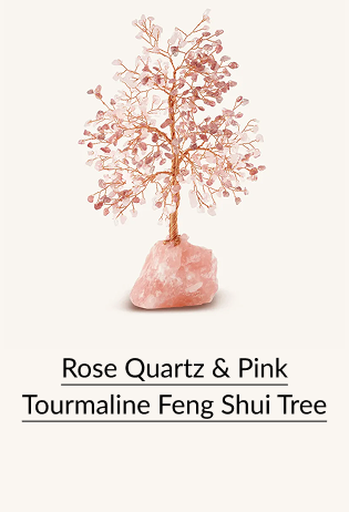 Rose Quartz & Pink Tourmaline Feng Shui Tree