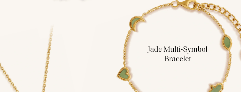 Jade Multi-Symbol Bracelet