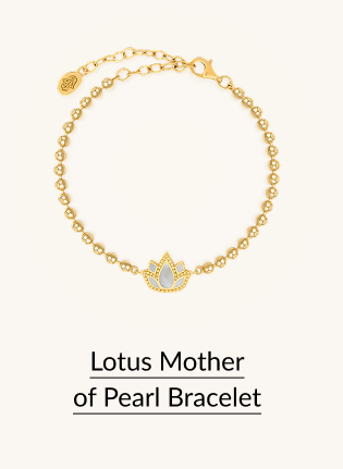 Lotus Mother of Pearl Bracelet