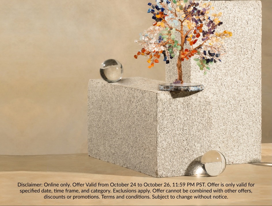 Disclaimer: Online only. Offer Valid from October 24 to October 26, 11:59 PM PST. Offer is only valid for specified date, time frame, and category. Exclusions apply. Offer cannot be combined with other offers, discounts or promotions. Terms and conditions. Subject to change without notice.