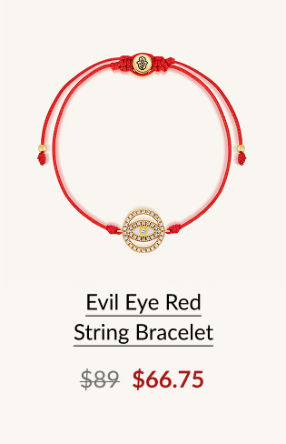 Evil Eye Red String Bracelet