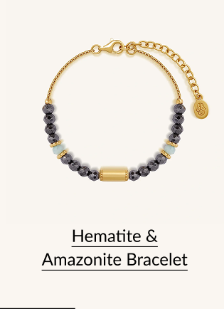 Hematite & Amazonite Bracelet
