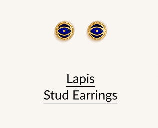 Lapis Stud Earrings